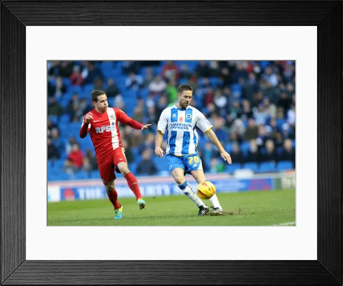 Framed Print : Brighton & Hove Albion vs. Blackburn Rovers (2013-14 Season): A Home Game Framed Print : Brighton & Hove Albion vs. Blackburn Rovers (2013-14 Season): A Home Game