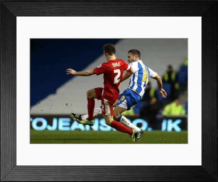 Framed Print : Brighton & Hove Albion vs. Blackburn Rovers (2013-14 Season) - A Home Game Framed Print : Brighton & Hove Albion vs. Blackburn Rovers (2013-14 Season) - A Home Game