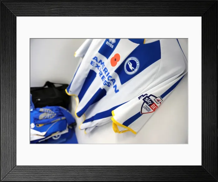 Framed Print : Brighton & Hove Albion vs. Blackburn Rovers (2013-14 Season): A Home Game Framed Print : Brighton & Hove Albion vs. Blackburn Rovers (2013-14 Season): A Home Game