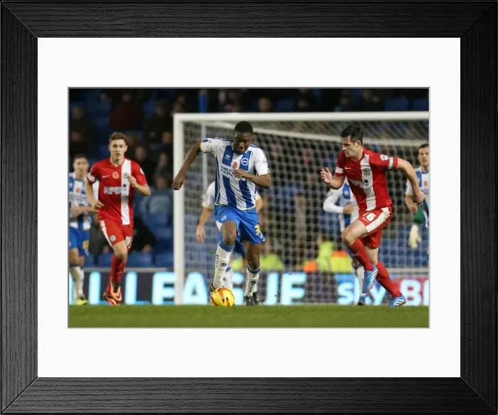 Framed Print : Brighton & Hove Albion vs. Blackburn Rovers (2013-14 Season) - A Home Game Framed Print : Brighton & Hove Albion vs. Blackburn Rovers (2013-14 Season) - A Home Game