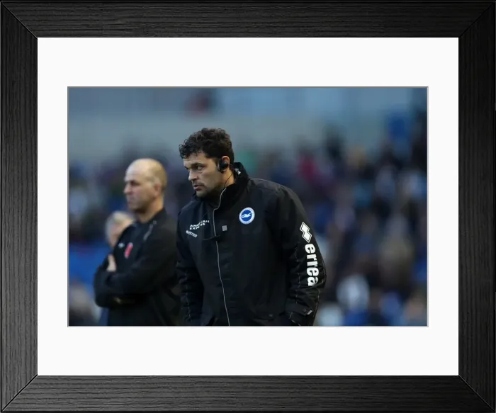 Framed Print : Brighton & Hove Albion vs. Blackburn Rovers (2013-14 Home Game) Framed Print : Brighton & Hove Albion vs. Blackburn Rovers (2013-14 Home Game)