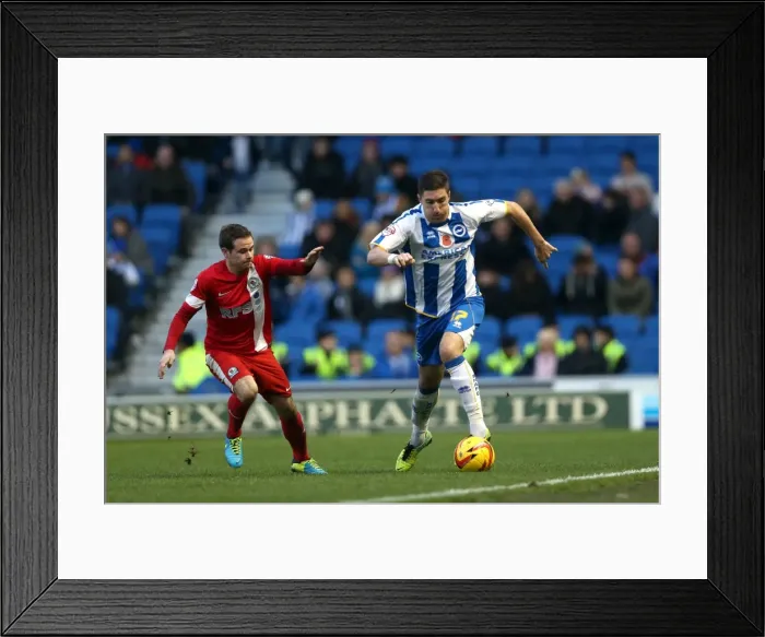Framed Print : Brighton & Hove Albion vs. Blackburn Rovers (2013-14) - Home Game Highlights Framed Print : Brighton & Hove Albion vs. Blackburn Rovers (2013-14) - Home Game Highlights