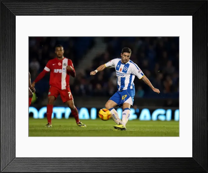 Framed Print : Brighton & Hove Albion vs. Blackburn Rovers (Home Game - 09-11-2013) Framed Print : Brighton & Hove Albion vs. Blackburn Rovers (Home Game - 09-11-2013)