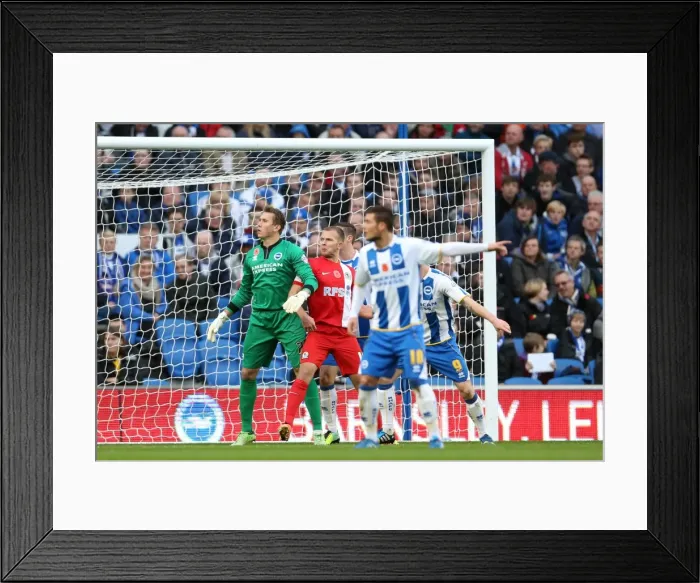 Framed Print : Brighton & Hove Albion vs. Blackburn Rovers (2013-14): A Home Game Framed Print : Brighton & Hove Albion vs. Blackburn Rovers (2013-14): A Home Game