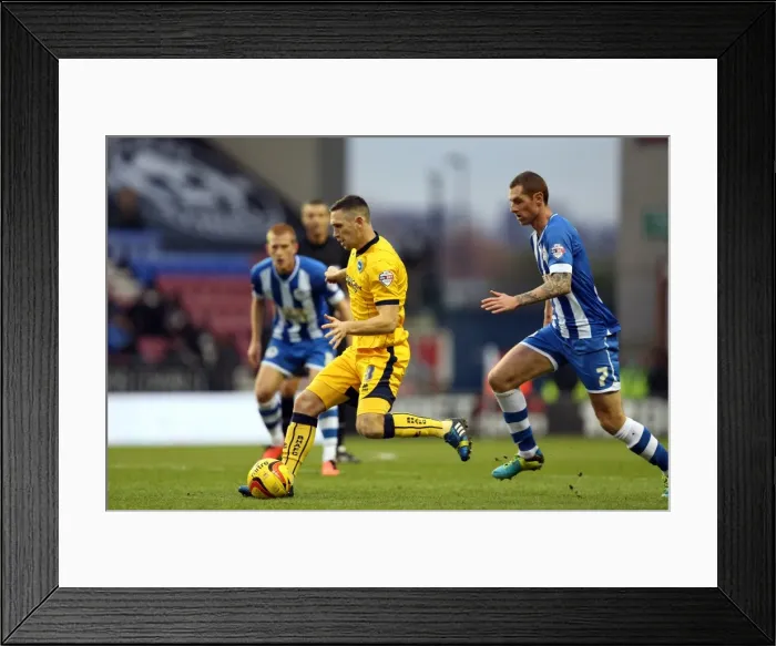 Framed Print : Brighton & Hove Albion vs. Wigan Athletic - 2013-14 Away Game Framed Print : Brighton & Hove Albion vs. Wigan Athletic - 2013-14 Away Game