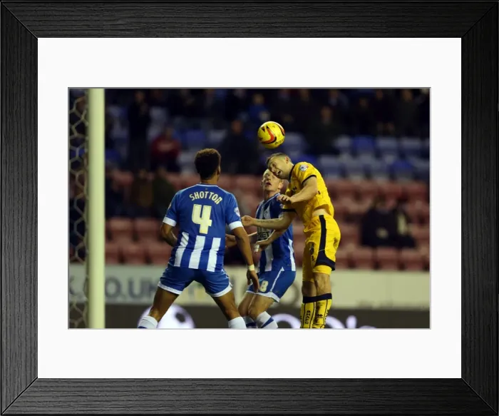 Framed Print : Brighton & Hove Albion vs. Wigan Athletic: 2013-14 Away Game Framed Print : Brighton & Hove Albion vs. Wigan Athletic: 2013-14 Away Game