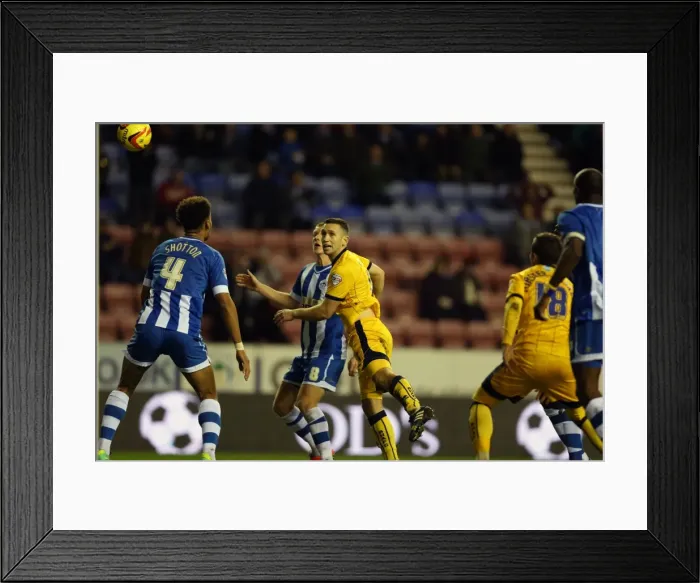 Framed Print : Brighton & Hove Albion vs. Wigan Athletic: Away Game - November 2013 (Season 2013-14)