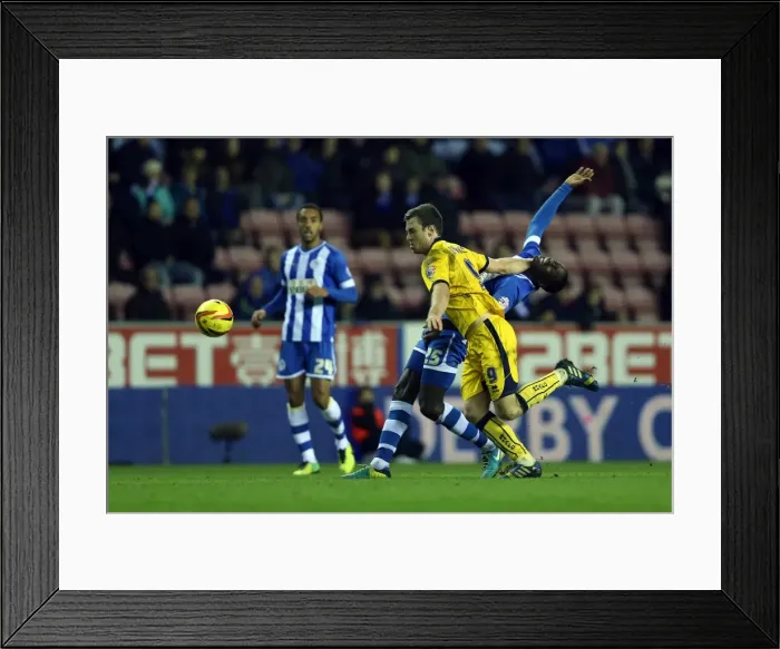 Framed Print : Brighton & Hove Albion vs. Wigan Athletic: Away Game (Nov. 23, 2013)