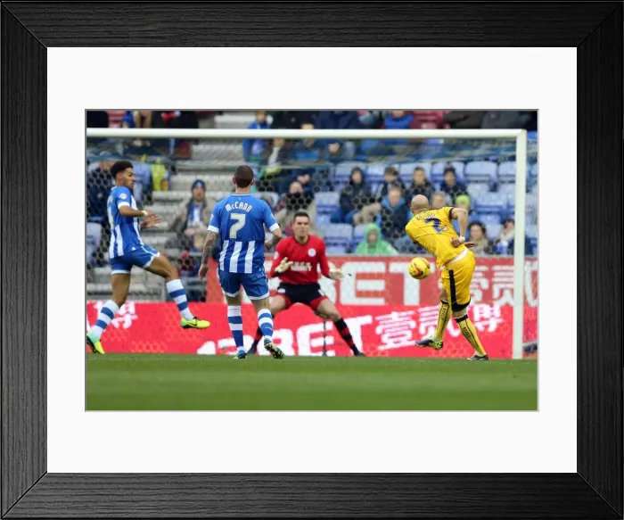 Framed Print : Brighton & Hove Albion vs. Wigan Athletic: Away Game (November 2013)