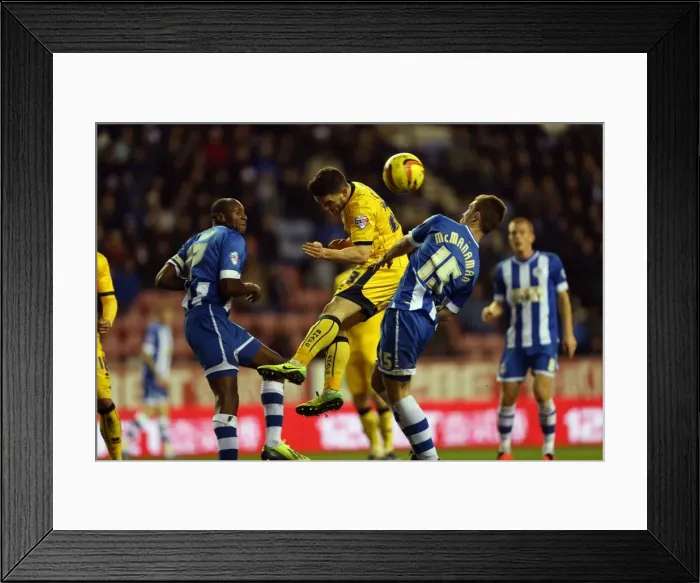 Framed Print : Brighton & Hove Albion vs. Wigan Athletic: Away Game (November 2013)