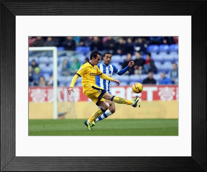 Framed Print : Brighton & Hove Albion vs. Wigan Athletic: 2013-14 Away Game (November 23)