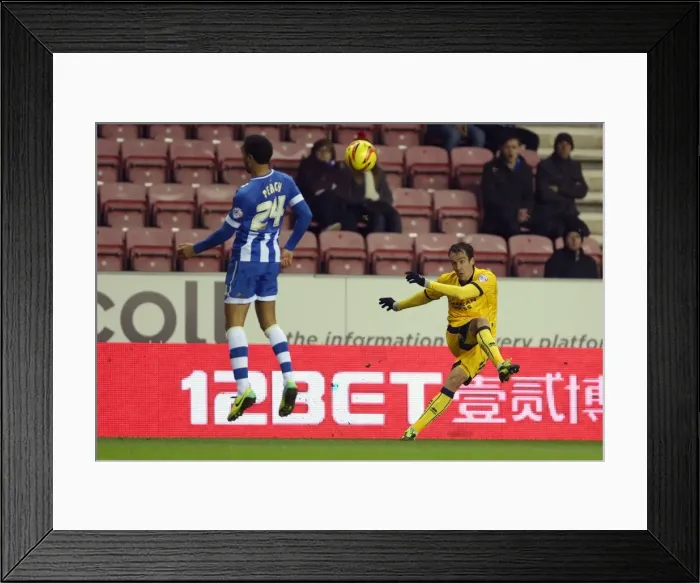 Framed Print : Brighton & Hove Albion vs. Wigan Athletic: Away Game (November 2013)