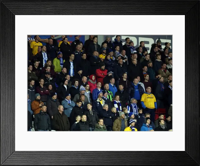 Framed Print : Brighton & Hove Albion vs. Wigan Athletic (Away): 23-11-2013 - Season 2013-14