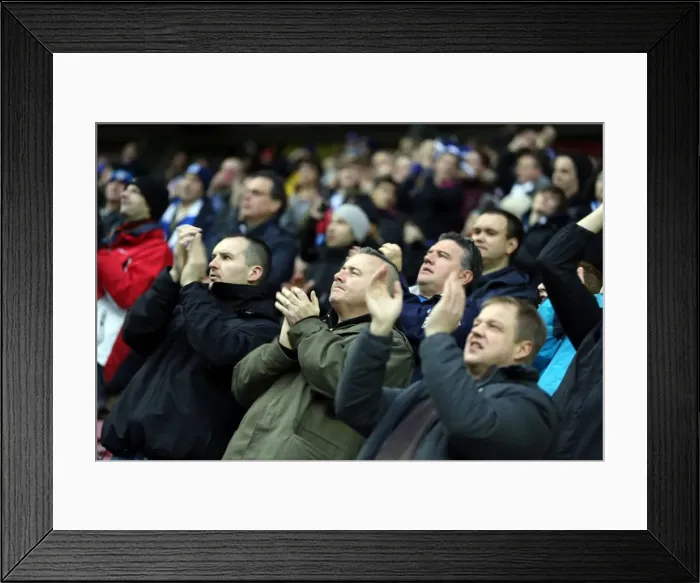 Framed Print : Brighton & Hove Albion vs. Wigan Athletic: 2013-14 Away Game Framed Print : Brighton & Hove Albion vs. Wigan Athletic: 2013-14 Away Game