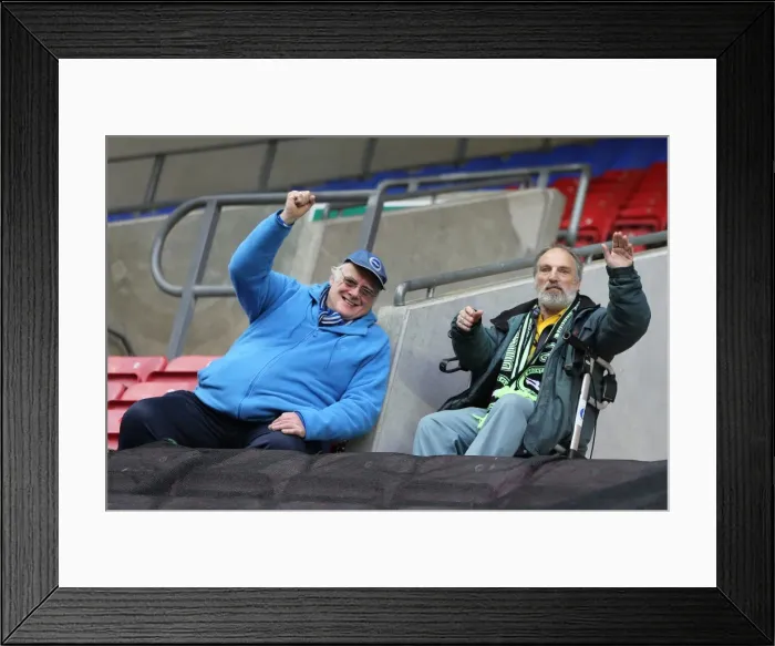 Framed Print : Brighton & Hove Albion vs. Wigan Athletic: Away Game - November 2013 Framed Print : Brighton & Hove Albion vs. Wigan Athletic: Away Game - November 2013