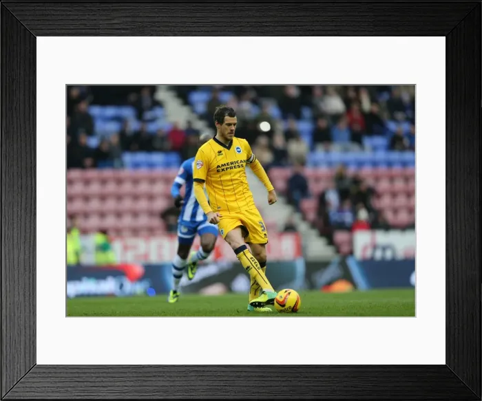 Framed Print : Brighton & Hove Albion vs. Wigan Athletic: 2013-14 Away Game Framed Print : Brighton & Hove Albion vs. Wigan Athletic: 2013-14 Away Game