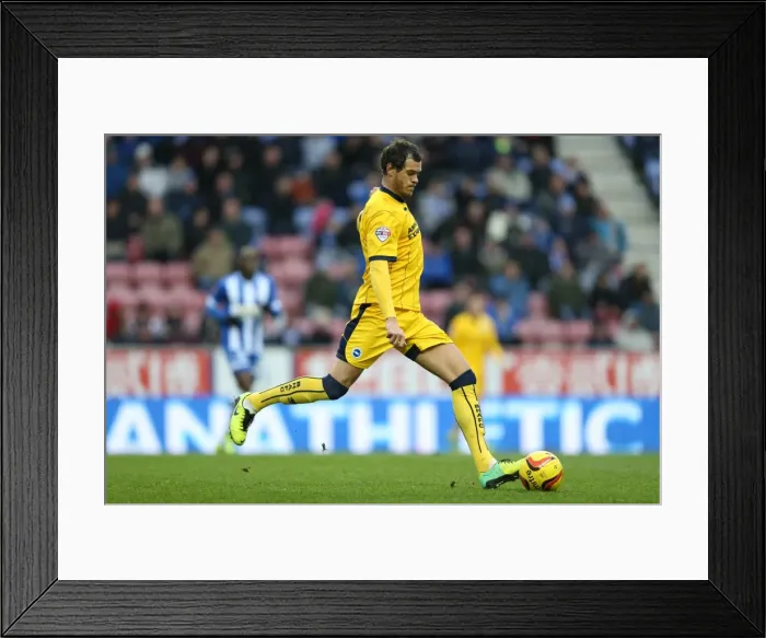 Framed Print : Brighton & Hove Albion vs. Wigan Athletic: Away Game - November 2013 Framed Print : Brighton & Hove Albion vs. Wigan Athletic: Away Game - November 2013