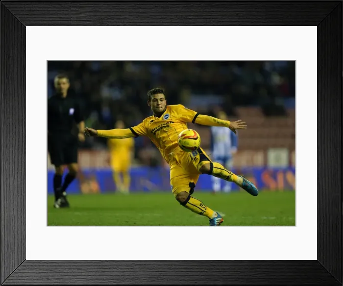 Framed Print : Brighton & Hove Albion vs. Wigan Athletic: Away Game - November 2013 (Season 2013-14) Framed Print : Brighton & Hove Albion vs. Wigan Athletic: Away Game - November 2013 (Season 2013-14)