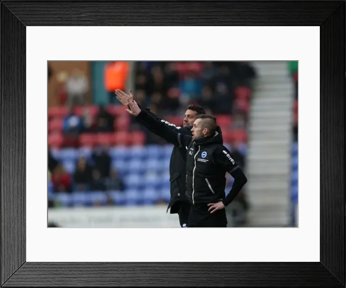 Framed Print : Brighton & Hove Albion vs. Wigan Athletic: Away Game (November 2013) Framed Print : Brighton & Hove Albion vs. Wigan Athletic: Away Game (November 2013)