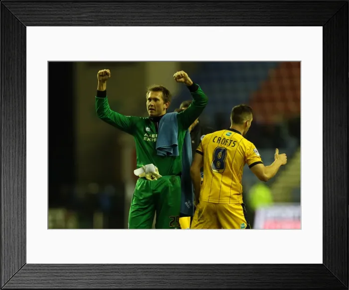 Framed Print : Brighton & Hove Albion vs. Wigan Athletic: Away Game - November 23, 2013 (Season 2013-14) Framed Print : Brighton & Hove Albion vs. Wigan Athletic: Away Game - November 23, 2013 (Season 2013-14)