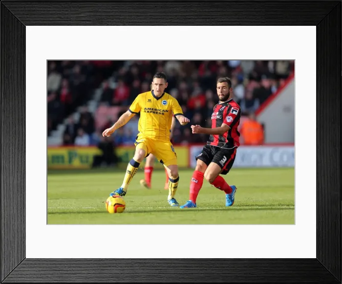 Framed Print : AFC Bournemouth's Visit to Brighton & Hove Albion - 2013-14 Season: Brighton vs. AFC Bournemouth Away Game Framed Print : AFC Bournemouth's Visit to Brighton & Hove Albion - 2013-14 Season: Brighton vs. AFC Bournemouth Away Game