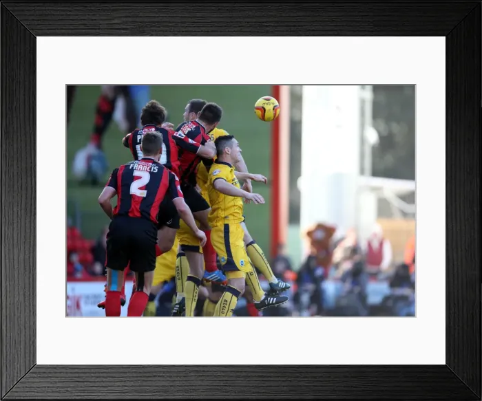 Framed Print : Brighton & Hove Albion vs. AFC Bournemouth (Away) - 30-11-2013, Season 2013-14 Framed Print : Brighton & Hove Albion vs. AFC Bournemouth (Away) - 30-11-2013, Season 2013-14