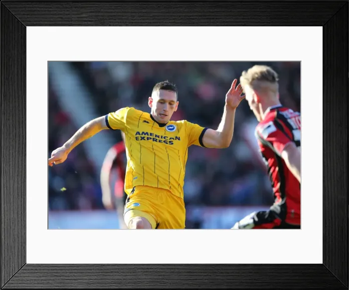 Framed Print : Brighton & Hove Albion vs. AFC Bournemouth (Away) - 30-11-2013: A Season 2013-14 Away Game
