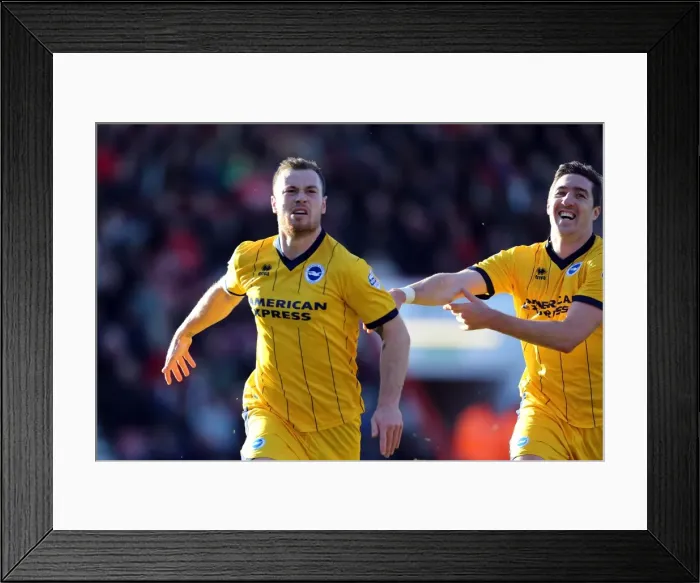 Framed Print : Brighton & Hove Albion vs. AFC Bournemouth: 2013-14 Away Game Framed Print : Brighton & Hove Albion vs. AFC Bournemouth: 2013-14 Away Game