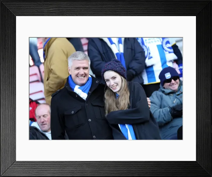 Framed Print : Brighton & Hove Albion vs. AFC Bournemouth (Away) - 30-11-2013: Season 2013-14, Away Game Framed Print : Brighton & Hove Albion vs. AFC Bournemouth (Away) - 30-11-2013: Season 2013-14, Away Game