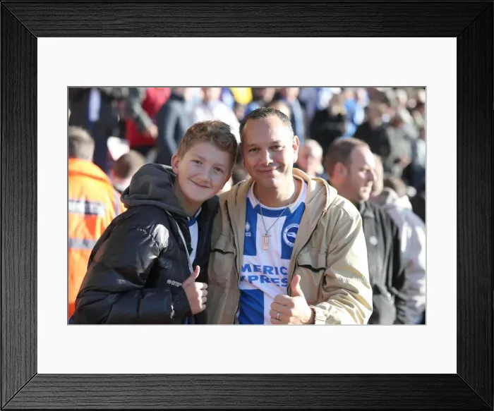 Framed Print : Brighton & Hove Albion vs. AFC Bournemouth: 2013-14 Away Game Framed Print : Brighton & Hove Albion vs. AFC Bournemouth: 2013-14 Away Game