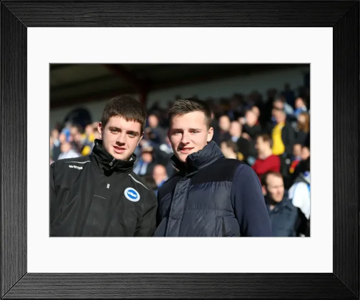 Framed Print : AFC Bournemouth at Brighton & Hove Albion: 2013-14 Season Away Game