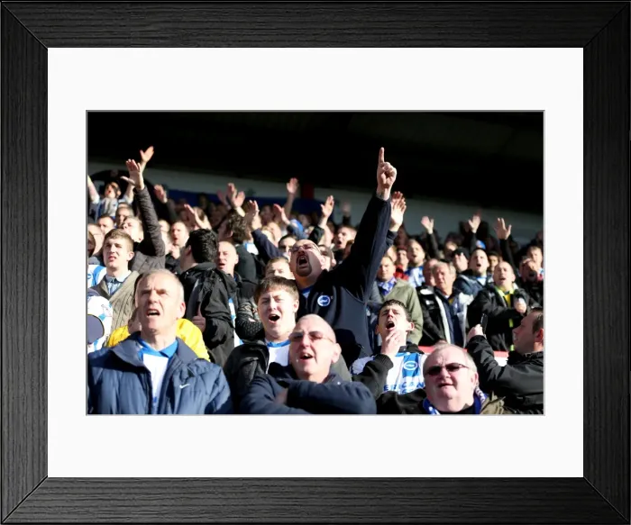 Framed Print : Brighton & Hove Albion vs. AFC Bournemouth: 2013-14 Season - Away Game Framed Print : Brighton & Hove Albion vs. AFC Bournemouth: 2013-14 Season - Away Game