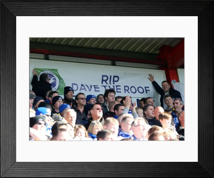 Framed Print : Brighton & Hove Albion vs. AFC Bournemouth (Away) - 30-11-2013: A Season 2013-14 Away Game