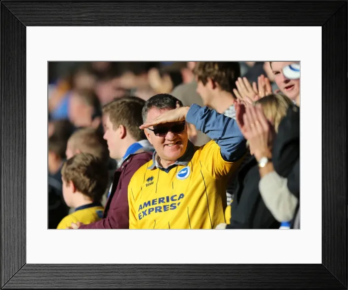 Framed Print : Brighton & Hove Albion vs. AFC Bournemouth: 2013-14 Away Game Framed Print : Brighton & Hove Albion vs. AFC Bournemouth: 2013-14 Away Game