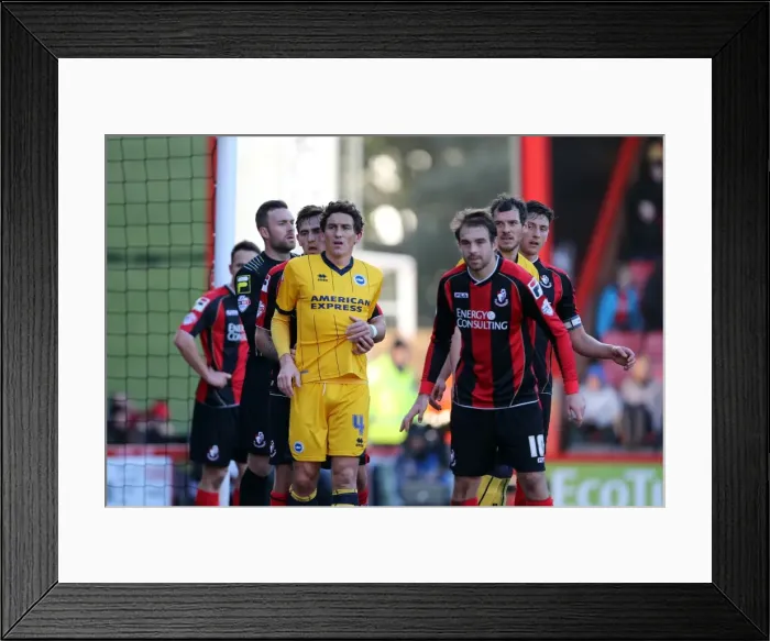 Framed Print : Brighton & Hove Albion vs. AFC Bournemouth: 2013-14 Away Game Framed Print : Brighton & Hove Albion vs. AFC Bournemouth: 2013-14 Away Game