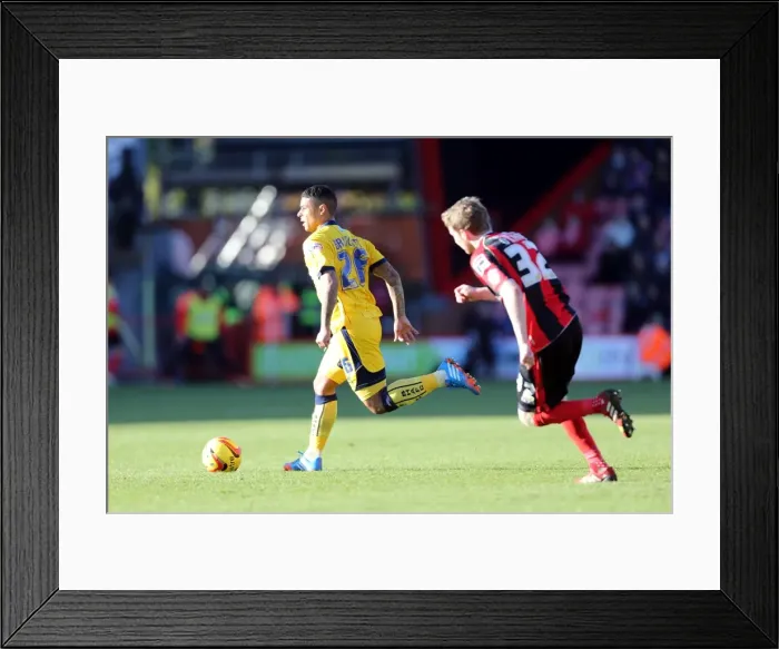 Framed Print : AFC Bournemouth's Visit to Brighton & Hove Albion - Season 2013-14 (November 30, 2013) Framed Print : AFC Bournemouth's Visit to Brighton & Hove Albion - Season 2013-14 (November 30, 2013)