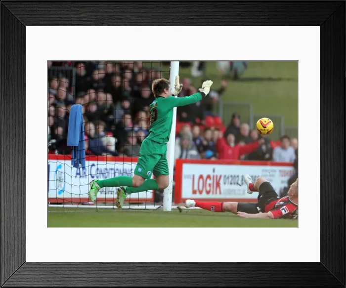 Framed Print : Brighton & Hove Albion vs. AFC Bournemouth (Away) - 30-11-2013: Season 2013-14, AFC Bournemouth Game