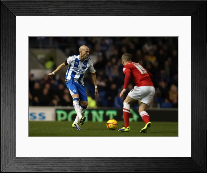 Framed Print : Brighton & Hove Albion vs Barnsley (03-12-2013): A Home Game from the 2013-14 Season Framed Print : Brighton & Hove Albion vs Barnsley (03-12-2013): A Home Game from the 2013-14 Season