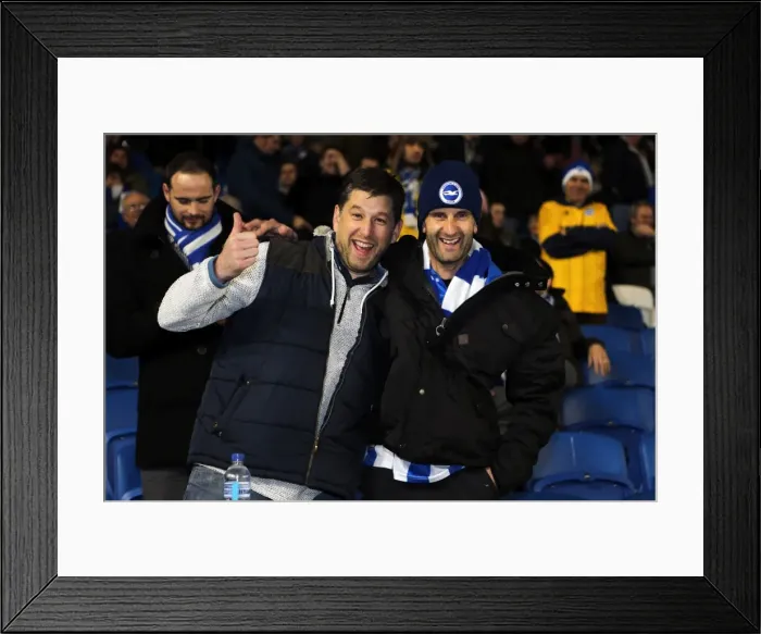 Framed Print : Crowd shots at the Amex - 2013-14 Framed Print : Crowd shots at the Amex - 2013-14