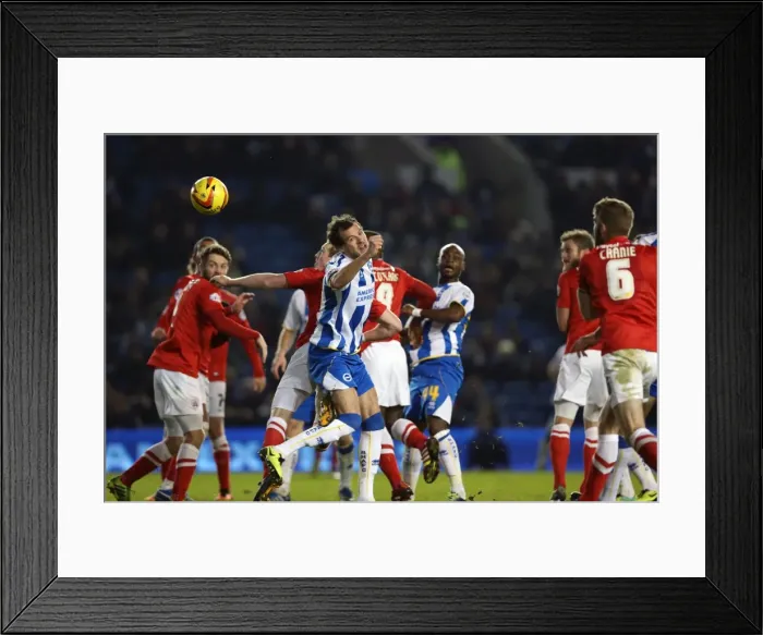 Framed Print : Brighton & Hove Albion vs Barnsley: Home Game - December 3, 2013 Framed Print : Brighton & Hove Albion vs Barnsley: Home Game - December 3, 2013