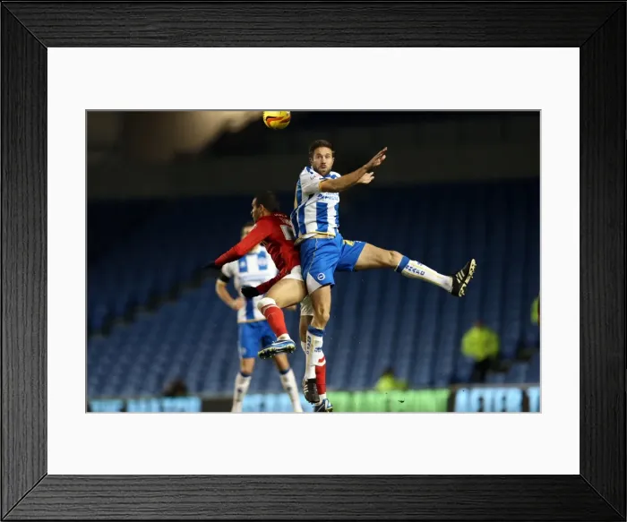 Framed Print : Brighton & Hove Albion vs Barnsley: 3-1 (Home Game, 2013-14 Season) Framed Print : Brighton & Hove Albion vs Barnsley: 3-1 (Home Game, 2013-14 Season)