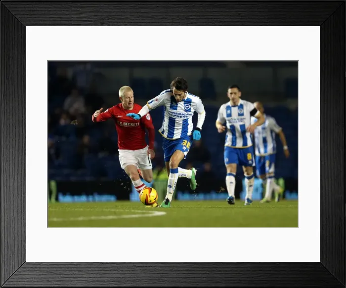 Framed Print : Brighton & Hove Albion vs Barnsley: Home Game - December 3, 2013 Framed Print : Brighton & Hove Albion vs Barnsley: Home Game - December 3, 2013