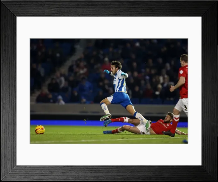 Framed Print : Brighton & Hove Albion vs Barnsley: Home Game - December 3, 2013 Framed Print : Brighton & Hove Albion vs Barnsley: Home Game - December 3, 2013