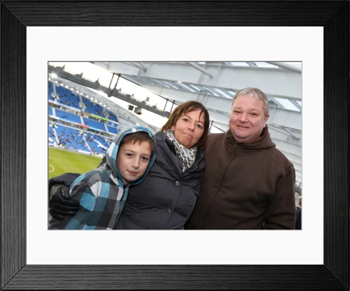 Framed Print : Brighton & Hove Albion vs Leicester City (2013-14): Home Game Highlights - 7 December 2013