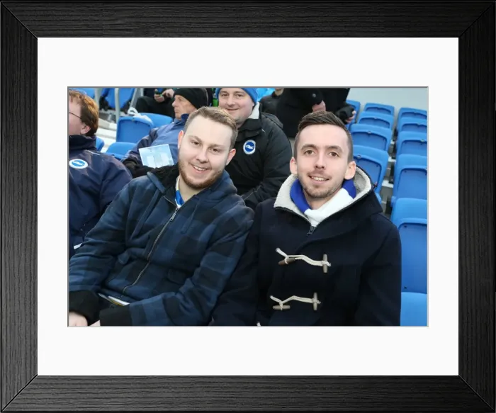 Framed Print : Brighton & Hove Albion vs. Leicester City: Home Game (December 7, 2013) Framed Print : Brighton & Hove Albion vs. Leicester City: Home Game (December 7, 2013)