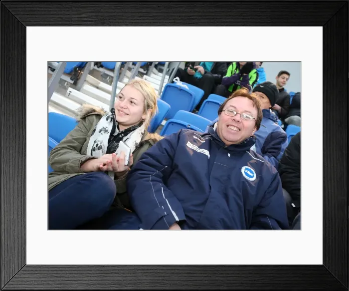 Framed Print : Brighton & Hove Albion vs. Leicester City (2013-14 Season): A Home Game - 7 December 2013 Framed Print : Brighton & Hove Albion vs. Leicester City (2013-14 Season): A Home Game - 7 December 2013
