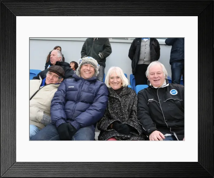 Framed Print : Brighton & Hove Albion vs. Leicester City: Home Game - December 7, 2013 Framed Print : Brighton & Hove Albion vs. Leicester City: Home Game - December 7, 2013