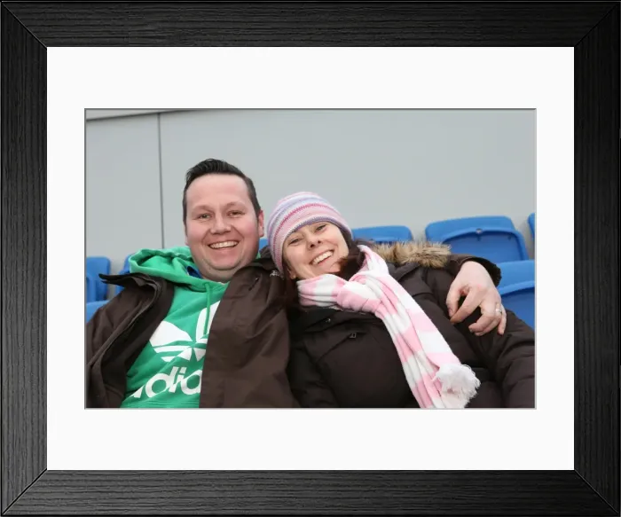 Framed Print : Brighton & Hove Albion vs. Leicester City (Home Game - 07-12-2013)
