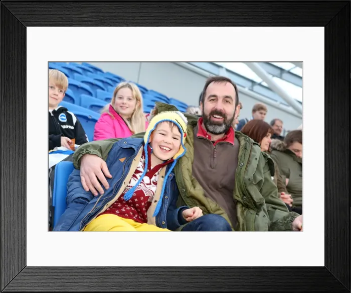 Framed Print : Brighton & Hove Albion vs. Leicester City (2013-14 Season): A Home Game Framed Print : Brighton & Hove Albion vs. Leicester City (2013-14 Season): A Home Game