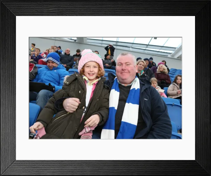 Framed Print : Brighton & Hove Albion vs. Leicester City: Home Game, 2013-14 Season (7-12-2013) Framed Print : Brighton & Hove Albion vs. Leicester City: Home Game, 2013-14 Season (7-12-2013)